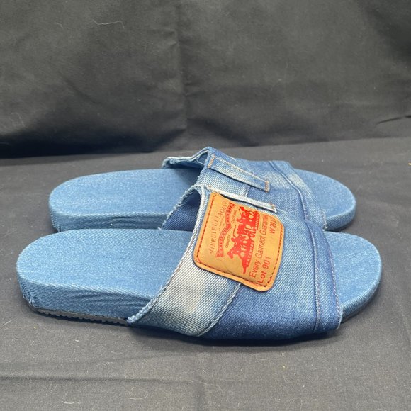New no Tags or Box Rare Levi’s Full Denim Slider’s Estimated size 7 - Picture 5 of 7